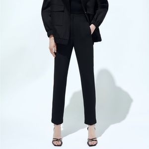 Black Zara High-Waisted Pants